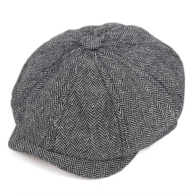 Winter Clothing Accessories - New Men Flat Top Ivy Gatsby