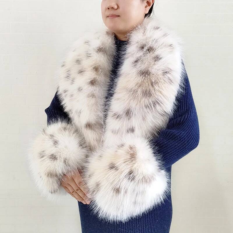 Winter Clothing Clearance Sale - Large Women Faux Fox Fur Scarf