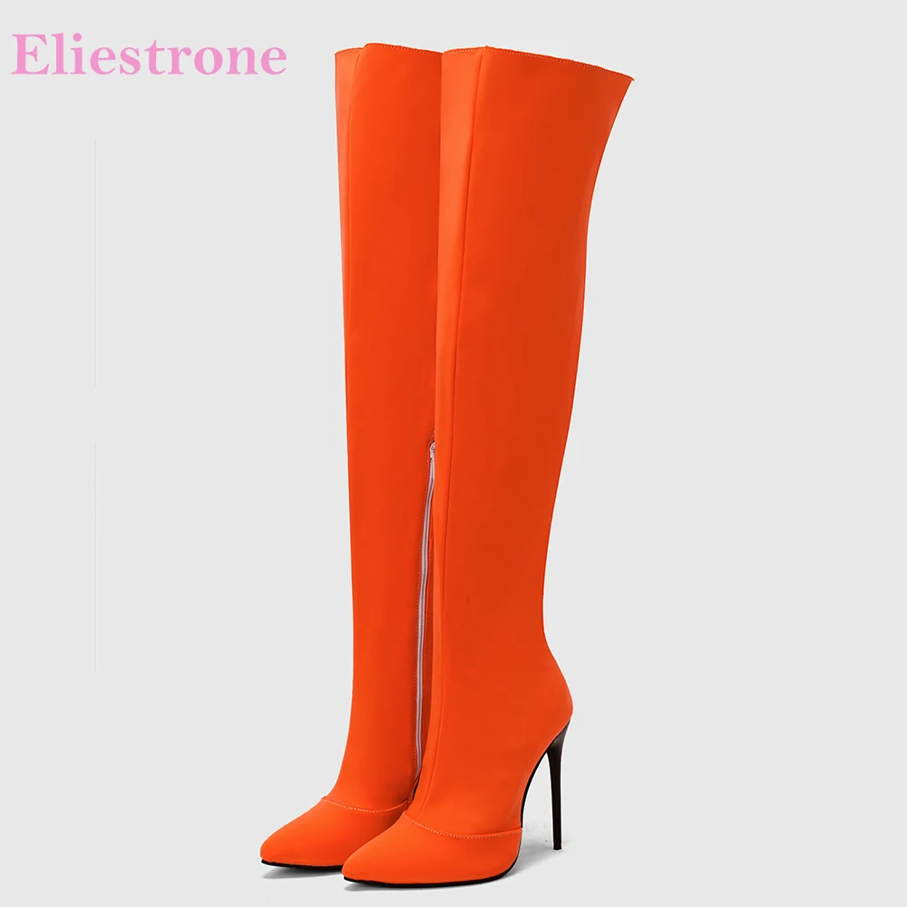 Winter Clothing Ladies - New Winter Glamour Orange Yellow Women