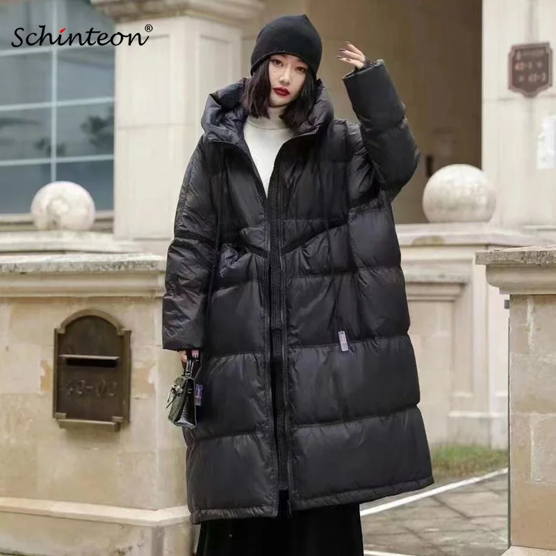 Winter Clothing Trends 2026 - Schinteon Women White Duck Down Jacket