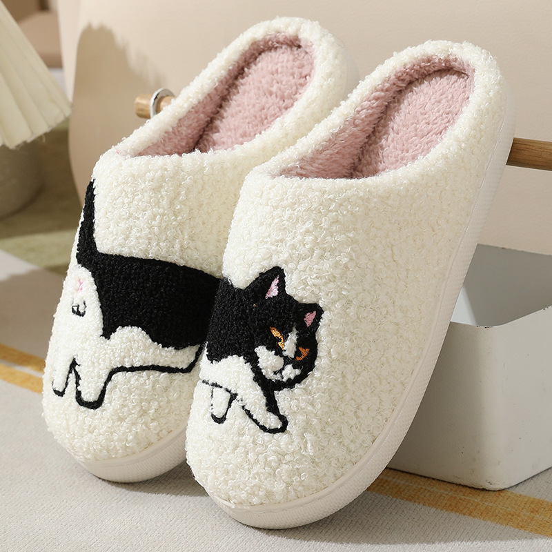 Winter Clothing Material - Winter Plush Cute Dachshund Embroidery Home