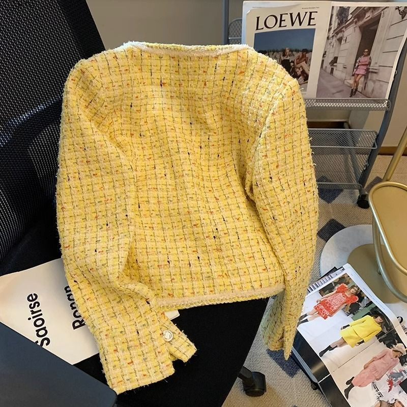 Women Jacket Spring Autumn New - Yellow Winter Clothing ulasan dan harga