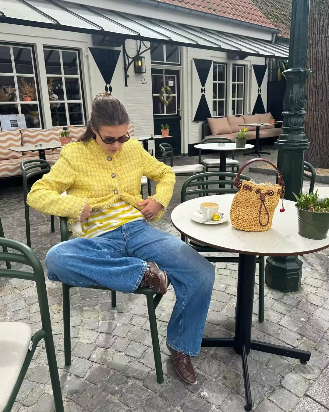 Autumn Winter New Elegant Wool - Yellow Winter Clothing ulasan dan harga