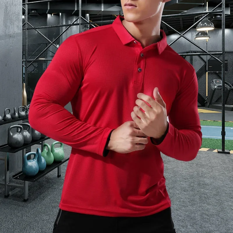 Men Running Sport Shirts Tops  - Winter Clothing Items ulasan dan harga