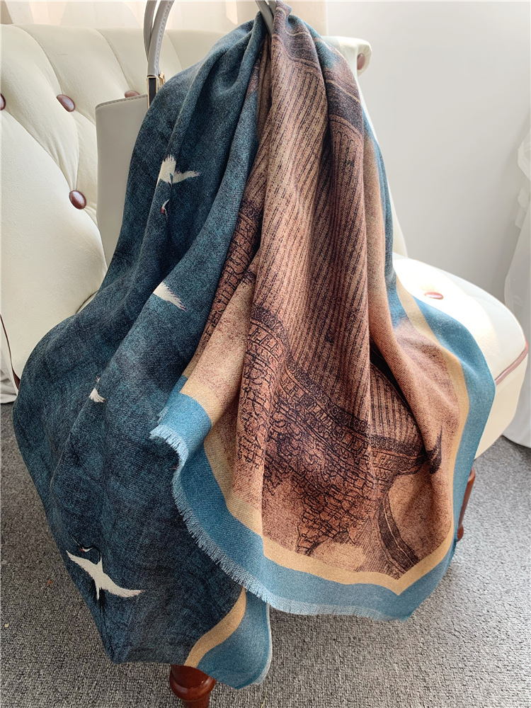 Pure Cashmere Tassels Shawls S - Winter Clothing Accessories ulasan dan harga