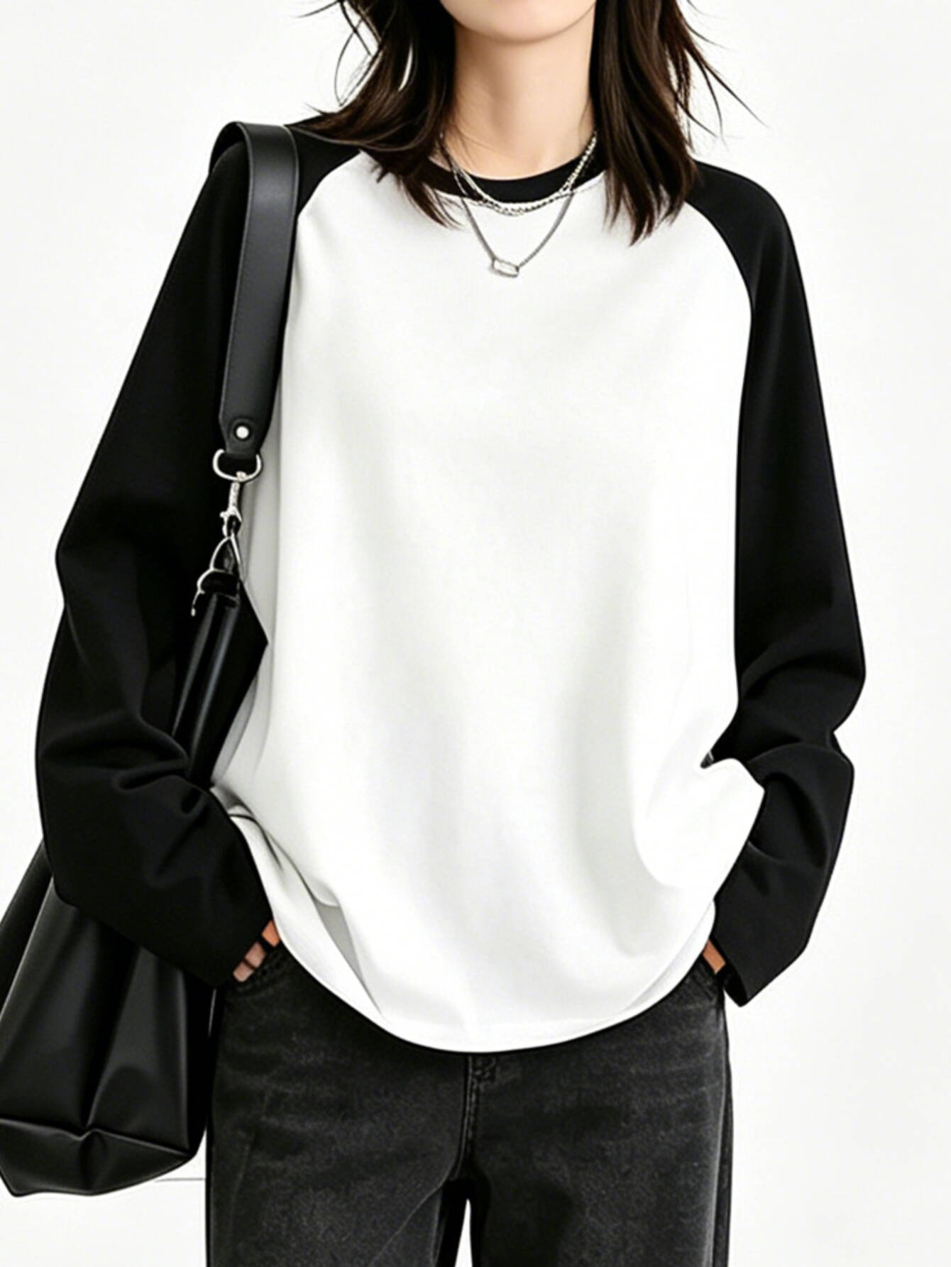 harajuku vintage Casual Rainbo - Winter Clothes ulasan dan harga