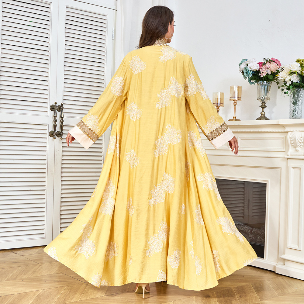 Mt480 New Ethnic Style Women's - Yellow Winter Clothing ulasan dan harga