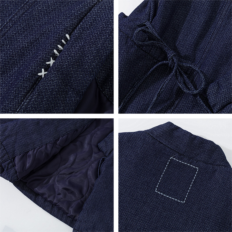 Winter Japanese Style Blue Kim - Traditional Winter Japanese Clothing ulasan dan harga