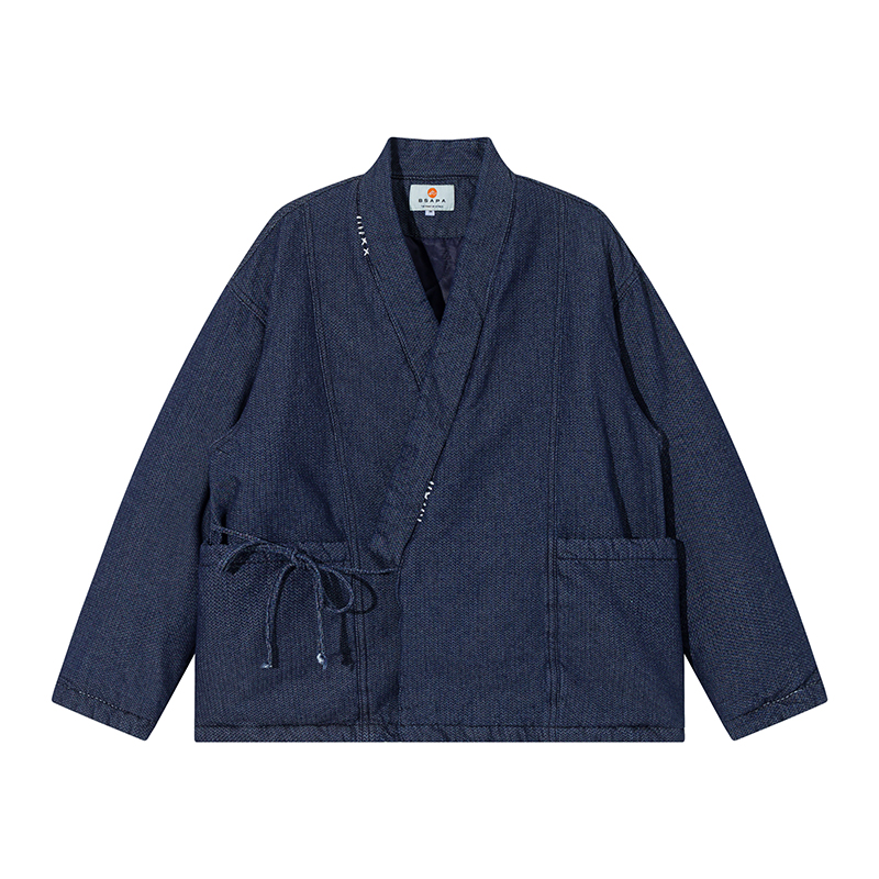 Winter Japanese Style Blue Kim - Traditional Winter Japanese Clothing ulasan dan harga