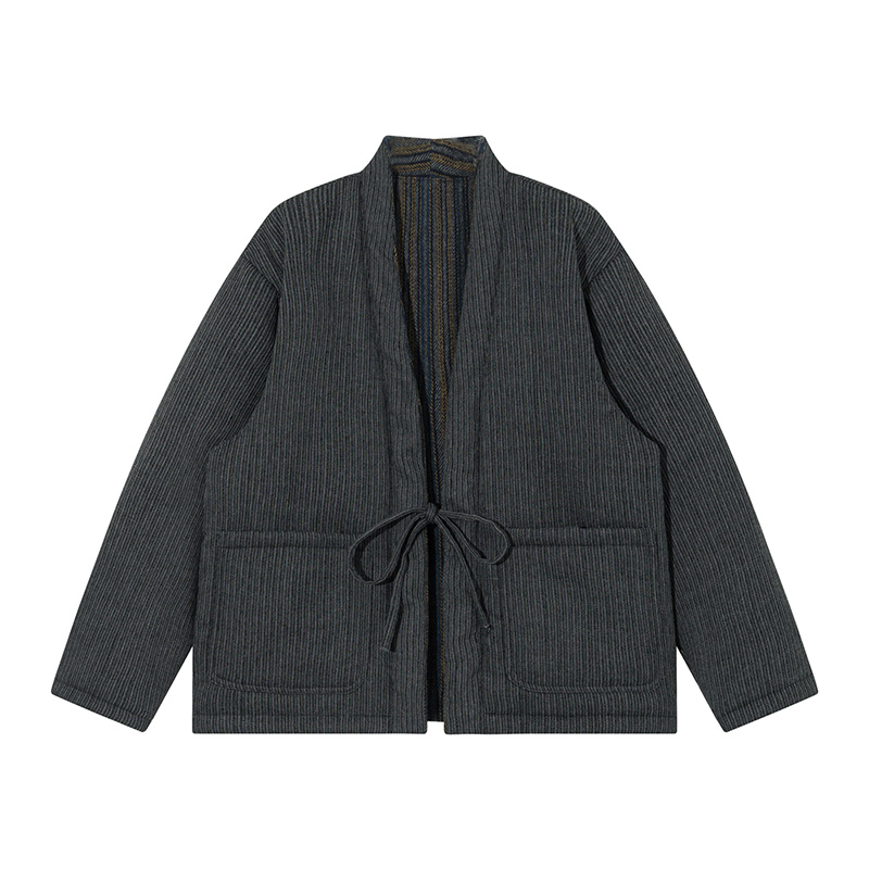 Japanese Style Striped Kimono  - Traditional Winter Japanese Clothing ulasan dan harga