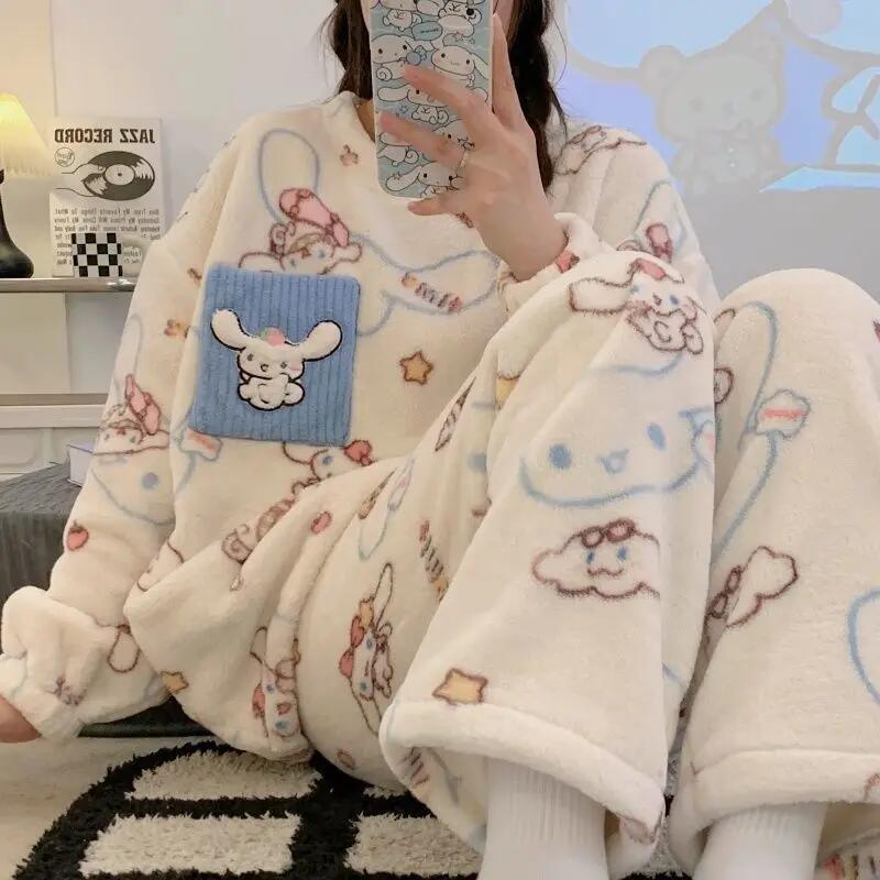 Women's Pajamas Hello Kitty Au - Winter Clothes ulasan dan harga