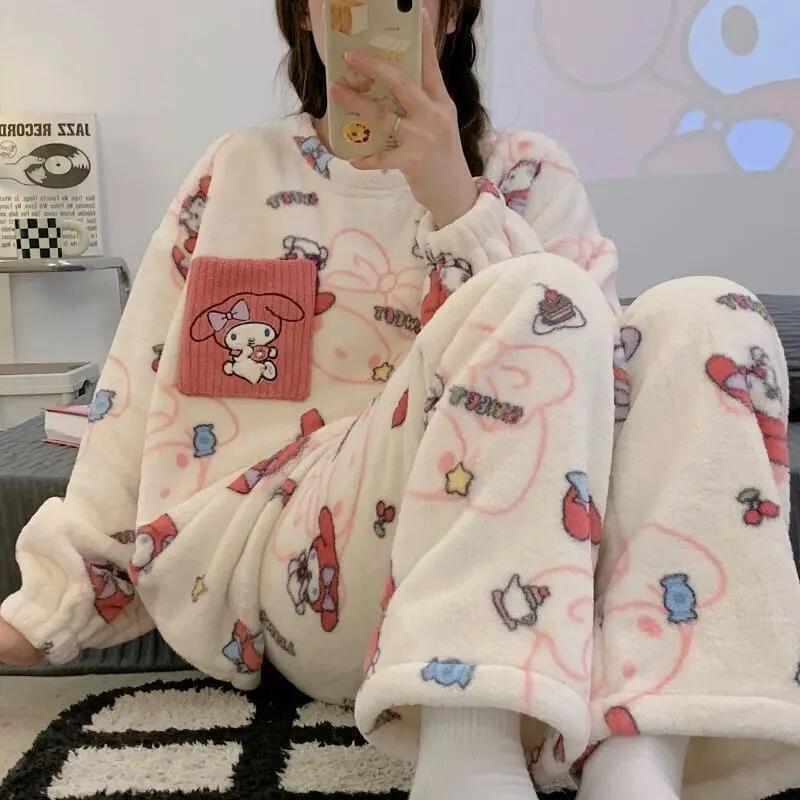 Women's Pajamas Hello Kitty Au - Winter Clothes ulasan dan harga