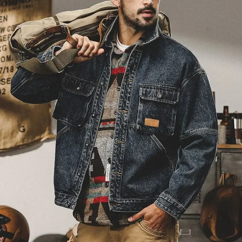 Winter 2025 Loose Cowboy Coat  - Winter Clothing Uae ulasan dan harga