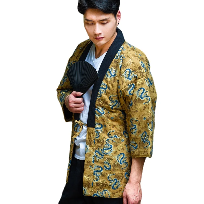 Kimono Winter Haori Men Japane - Traditional Winter Japanese Clothing ulasan dan harga