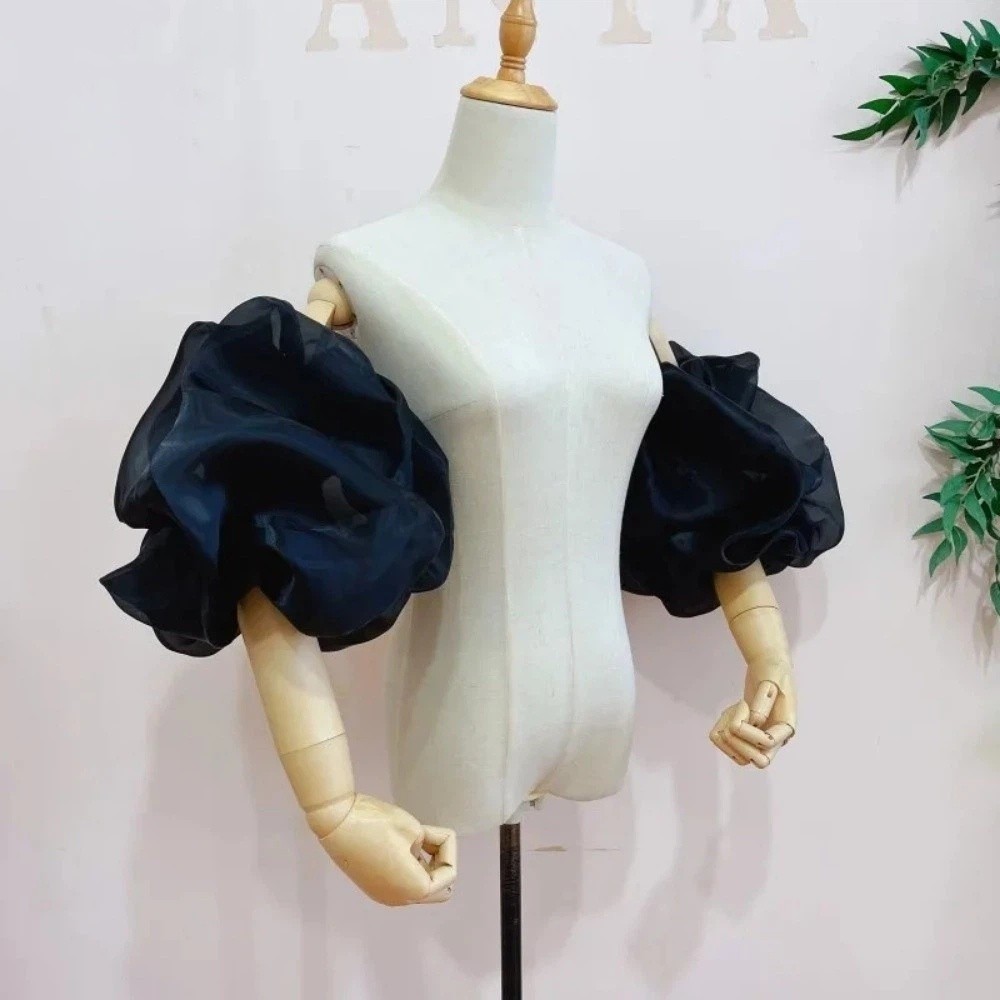 Stylish Puffy Bridal Sleeves O - Winter Clothing Ladies ulasan dan harga