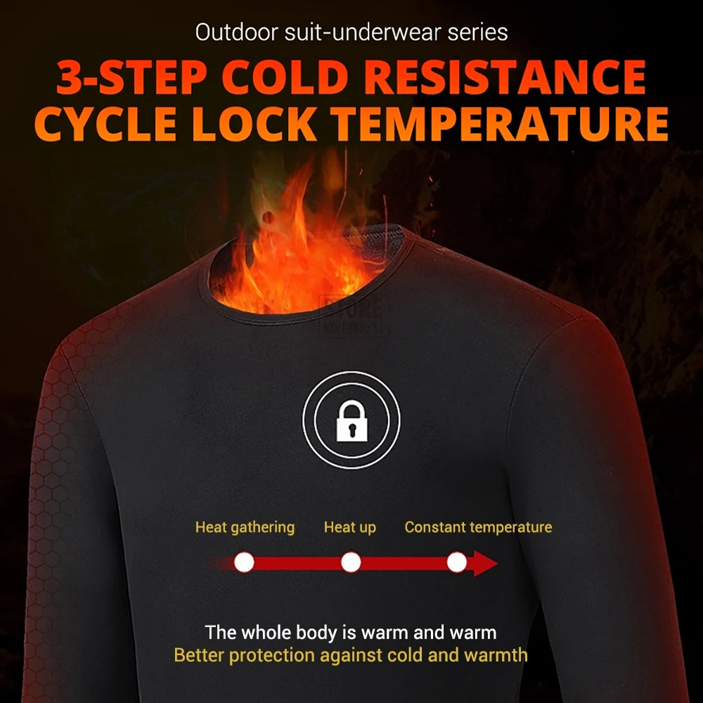 New 52 Areas Heated Underwear  - Winter Clothing Accessories ulasan dan harga