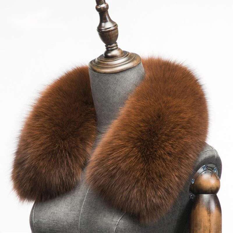 Winter Natural Fox Fur Scarf S - Winter Clothing Uae ulasan dan harga