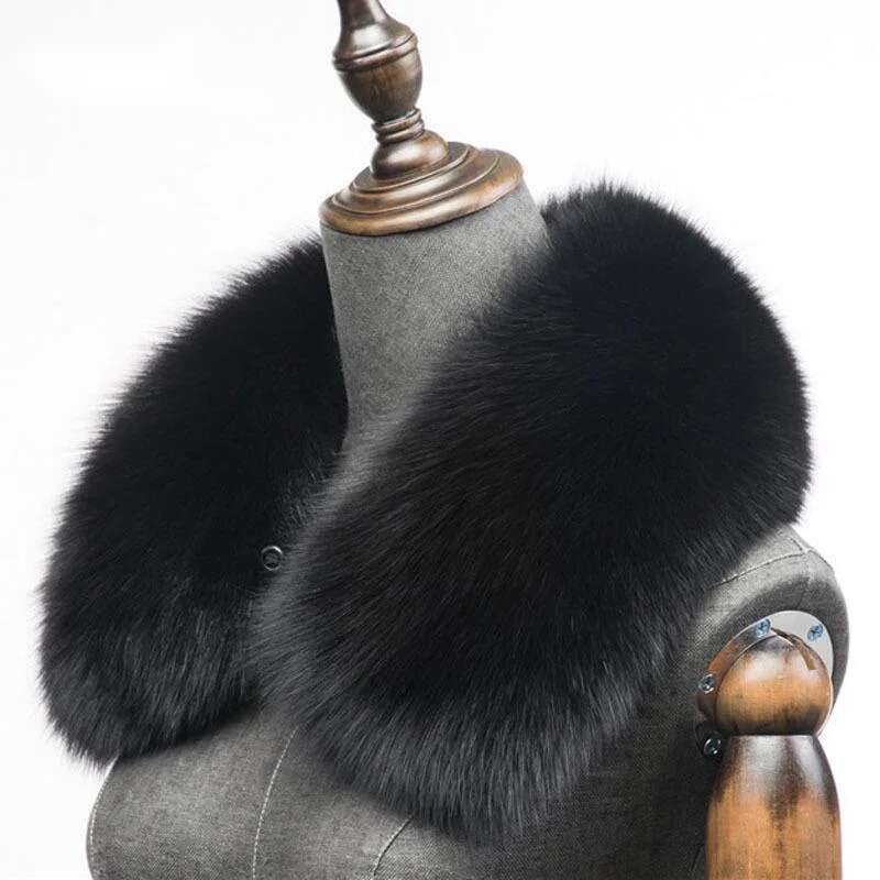 Winter Natural Fox Fur Scarf S - Winter Clothing Uae ulasan dan harga