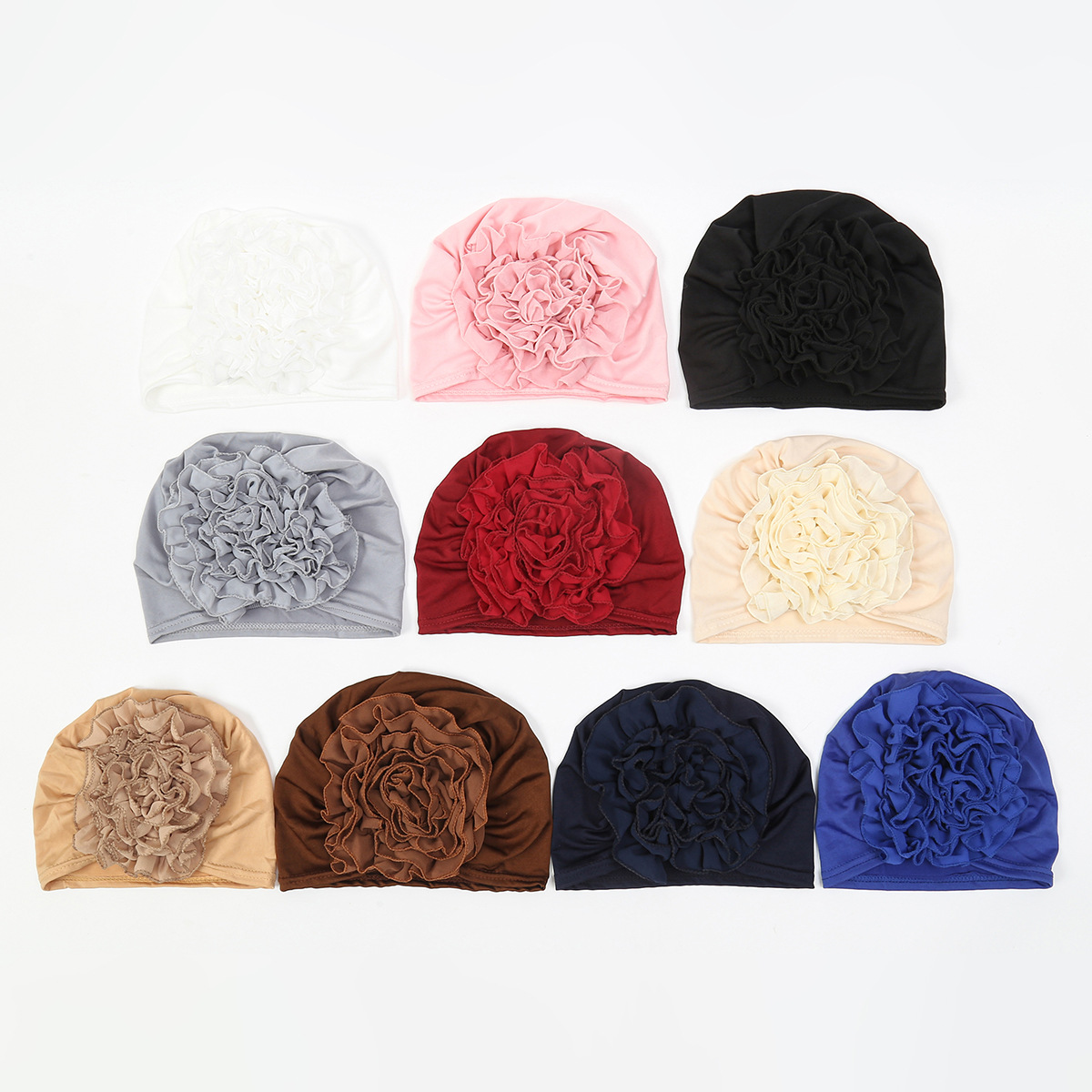 Solid Color Flower Decorated W - Winter Clothing Accessories ulasan dan harga