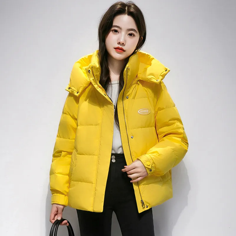 Yellow Winter Short Coat Women - Yellow Winter Clothing ulasan dan harga