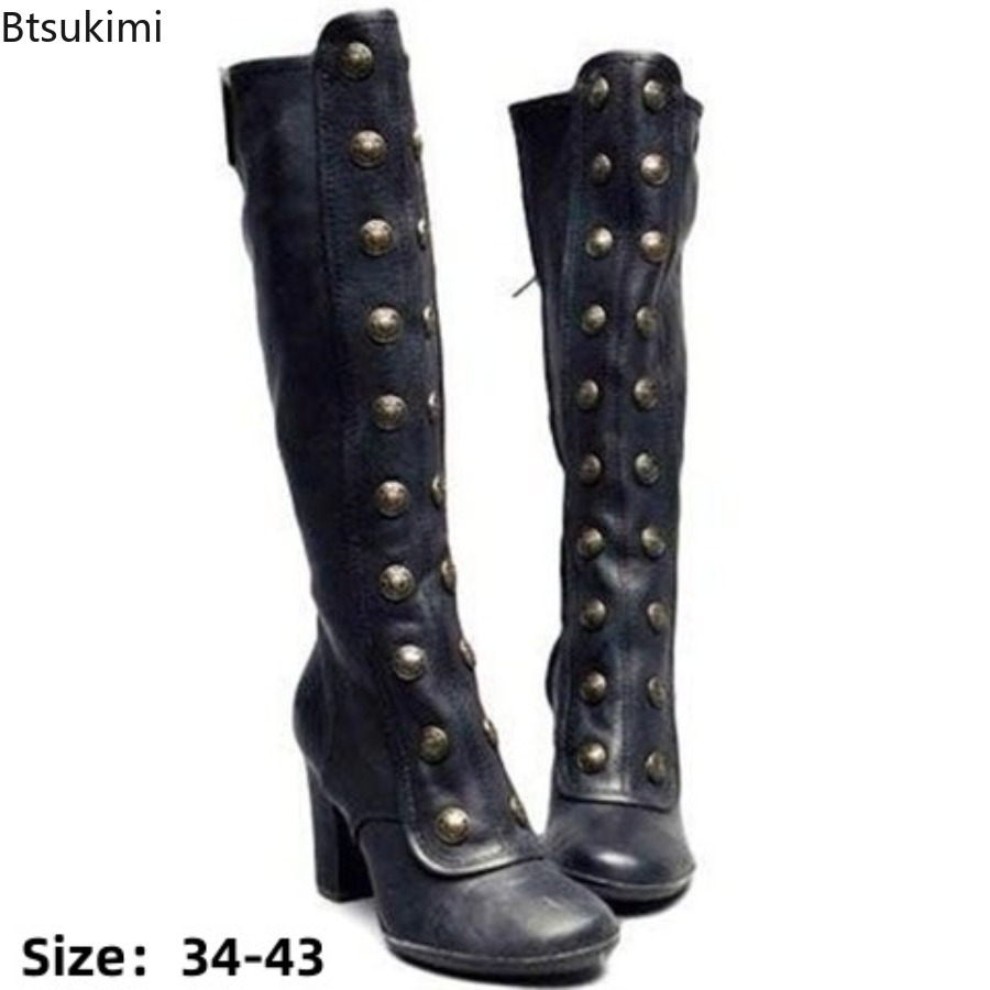 Retro Black Fashion Rivet Deco - Winter Clothing Material ulasan dan harga