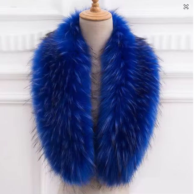 Natural Fur Collar Real raccoo - Winter Clothing Items ulasan dan harga