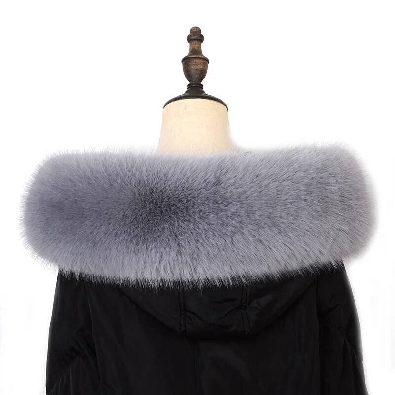 Winter Coat Fur Collar Faux Fu - Winter Clothing Accessories ulasan dan harga