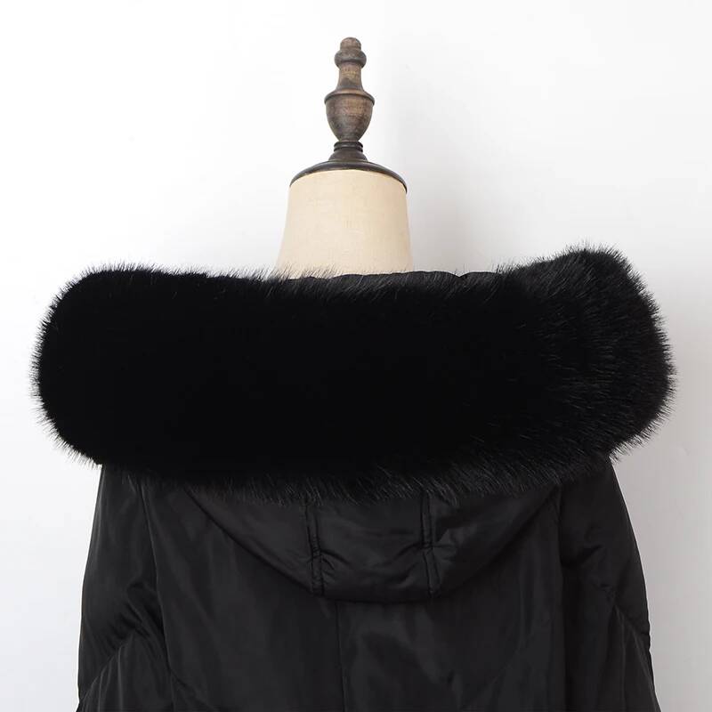 Winter Coat Fur Collar Faux Fu - Winter Clothing Accessories ulasan dan harga