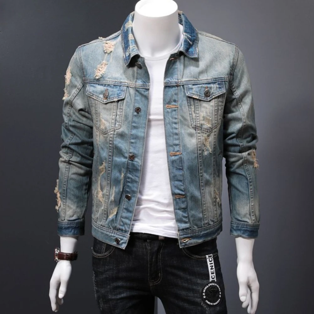 Padded Denim Jackets Man Warm  - Winter Clothing Uae ulasan dan harga