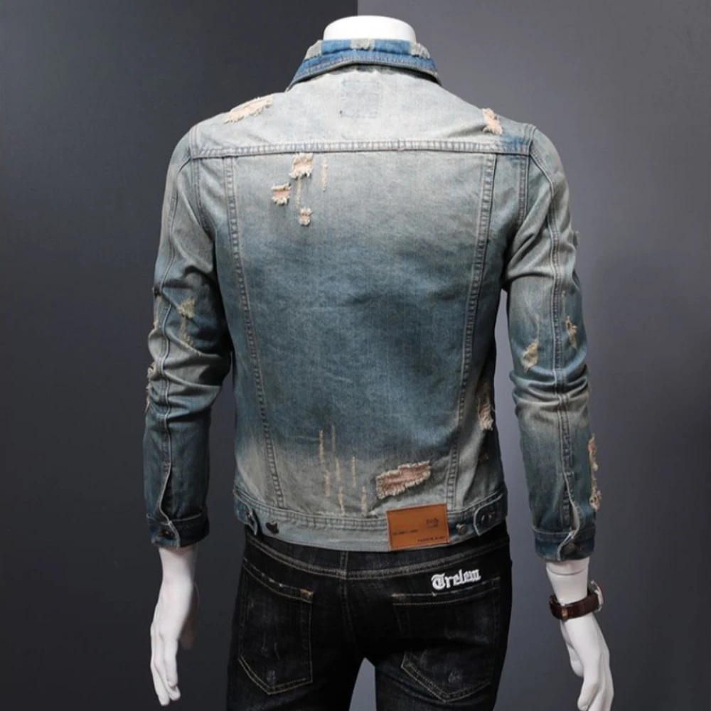 Padded Denim Jackets Man Warm  - Winter Clothing Uae ulasan dan harga