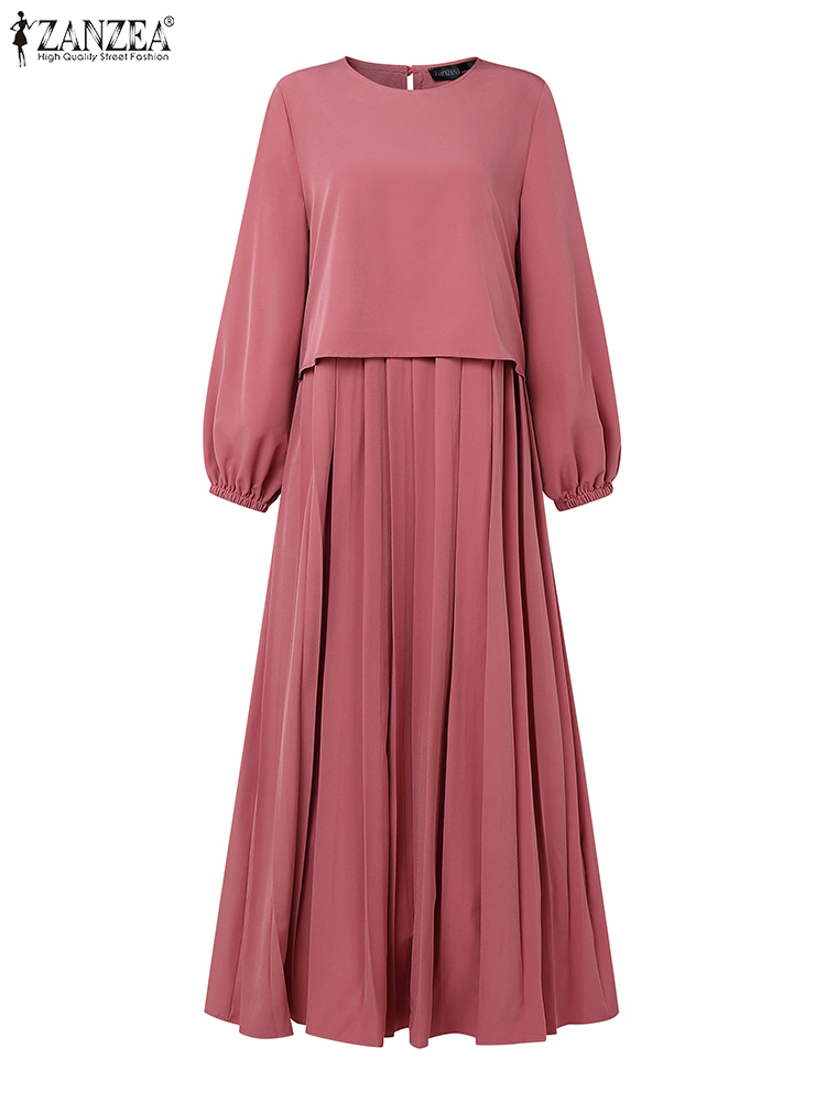 Women Spring Patchwork Dresses - Winter Clothing Trends 2026 ulasan dan harga