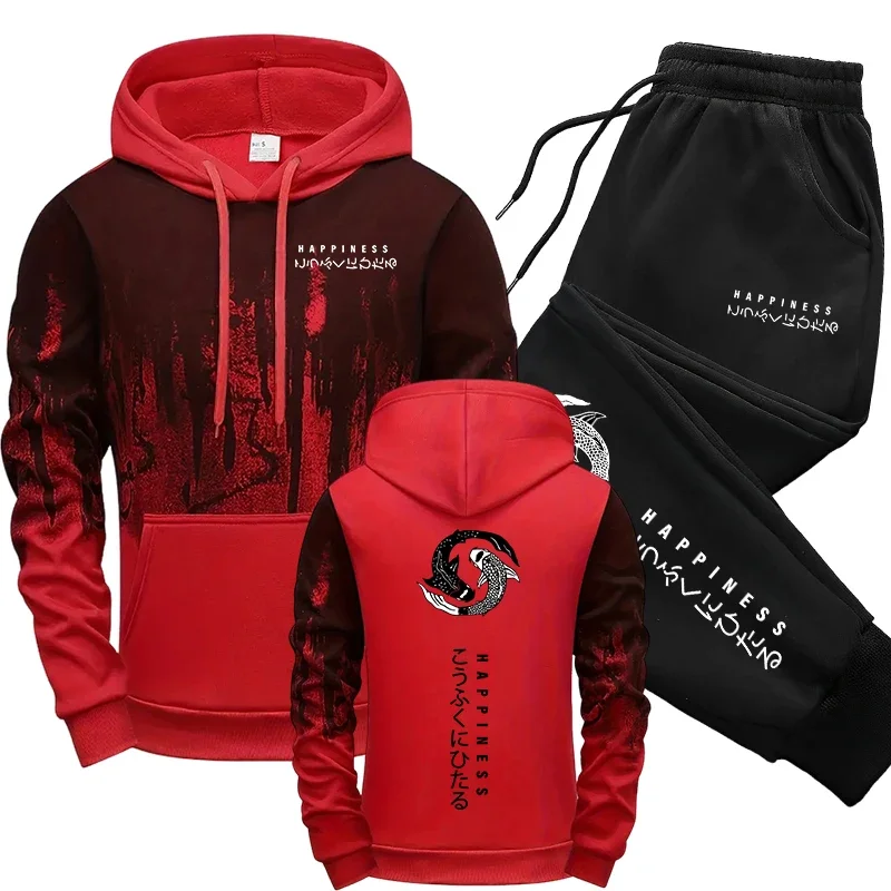 Japanese Fashion Men's Tracksu - Winter Clothes ulasan dan harga