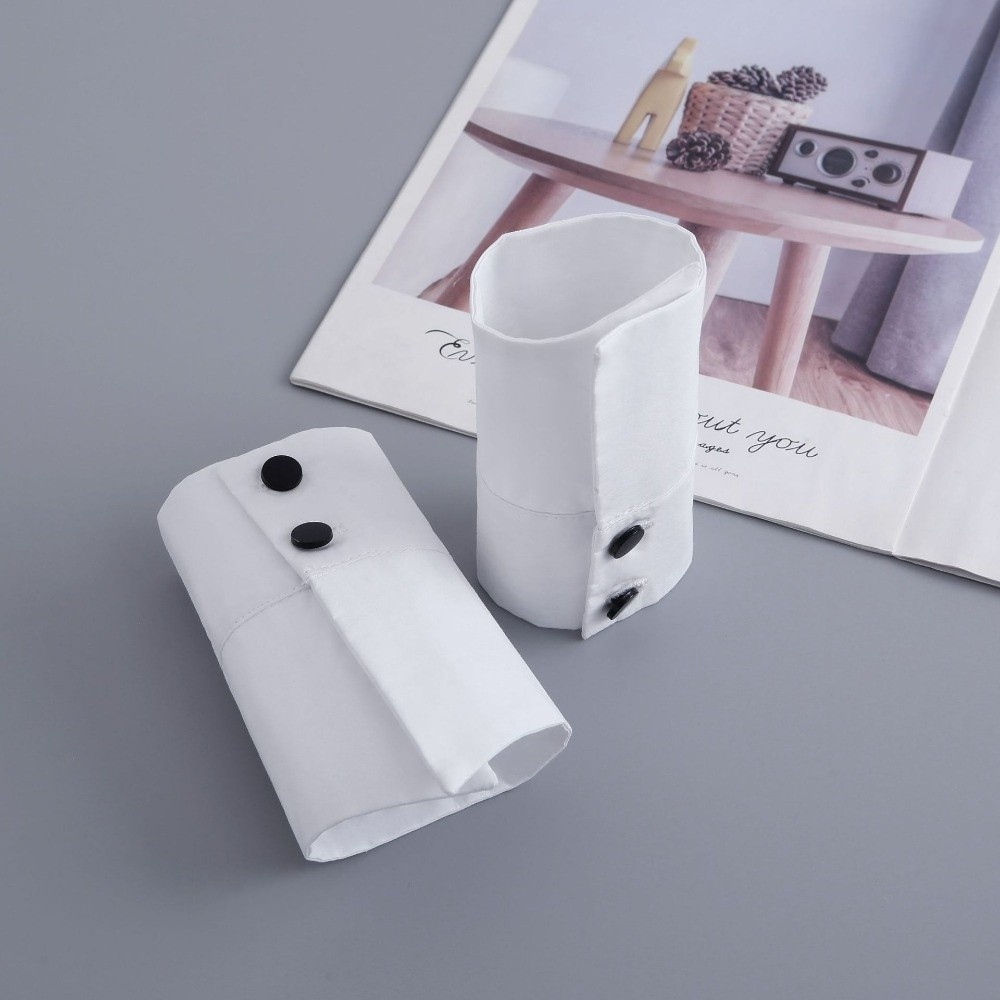 Trend White Fake Cuffs Button  - Winter Clothing Accessories ulasan dan harga
