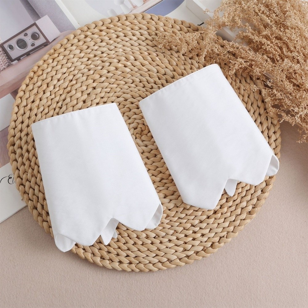 Trend White Fake Cuffs Button  - Winter Clothing Accessories ulasan dan harga