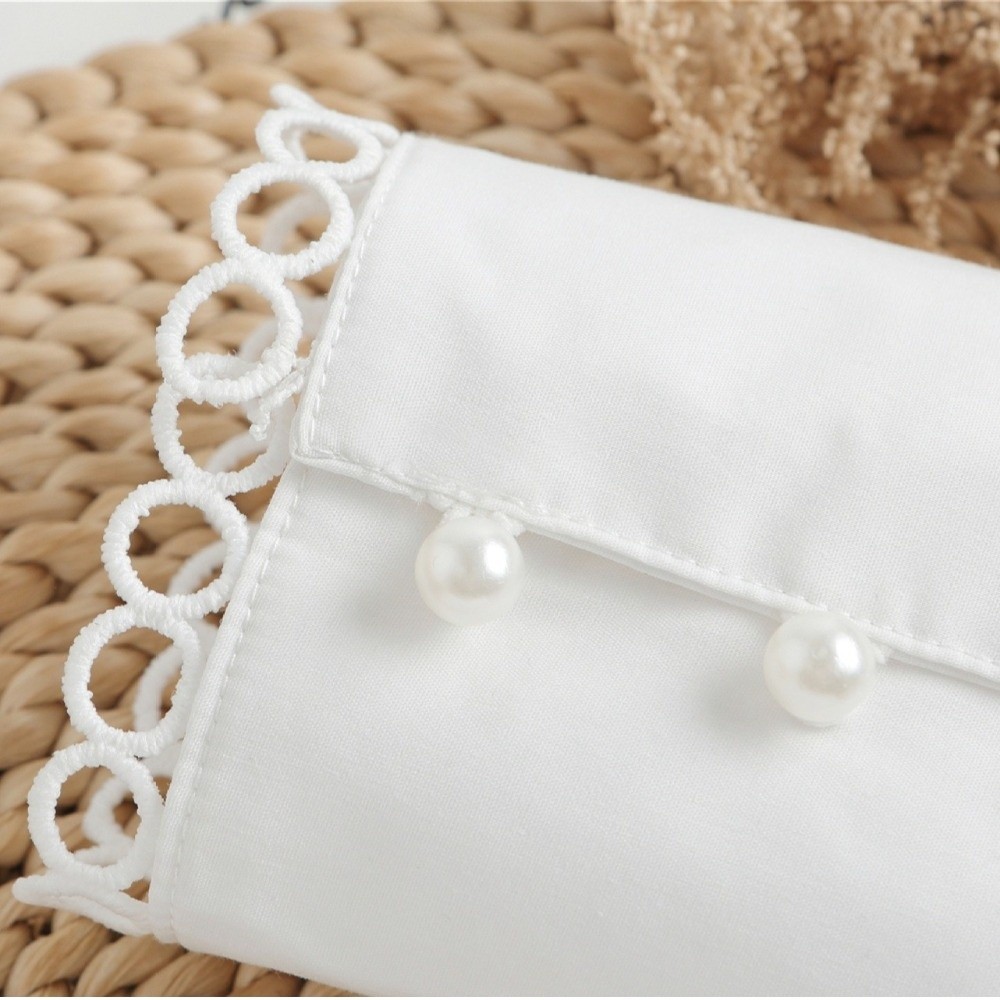 Trend White Fake Cuffs Button  - Winter Clothing Accessories ulasan dan harga