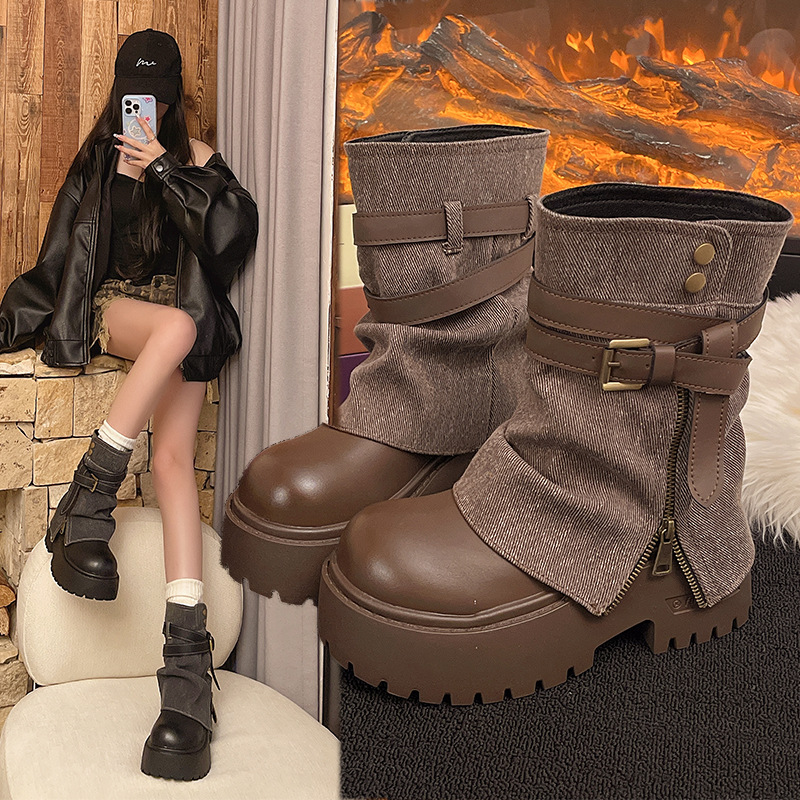 Ankle Boots for Women Cowboy F - Winter Clothing Ladies ulasan dan harga