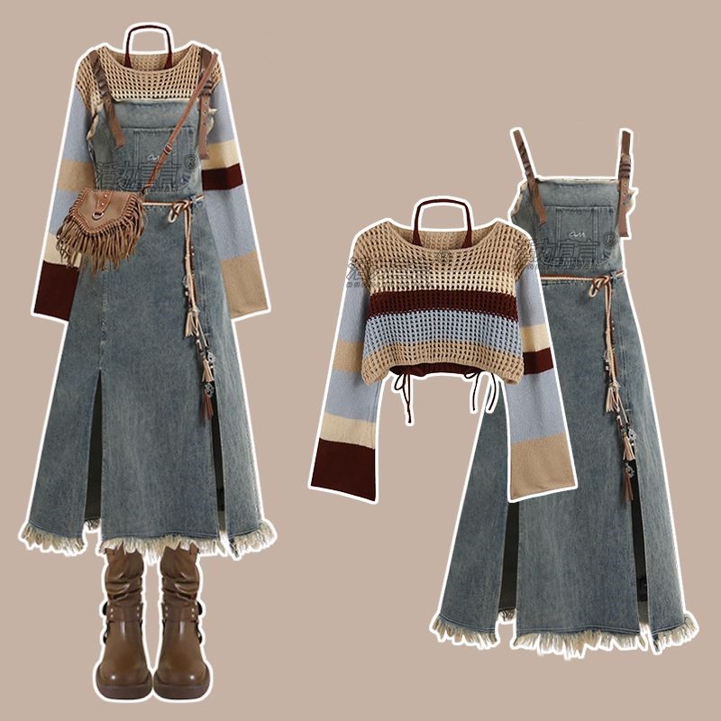 2026 Spring New Vintage Denim  - Winter Clothing Ladies ulasan dan harga