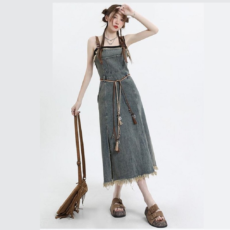 2026 Spring New Vintage Denim  - Winter Clothing Ladies ulasan dan harga