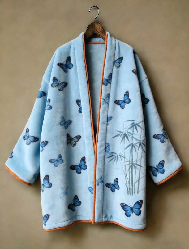 Japanese Kimono Haori Yukata S - Traditional Winter Japanese Clothing ulasan dan harga
