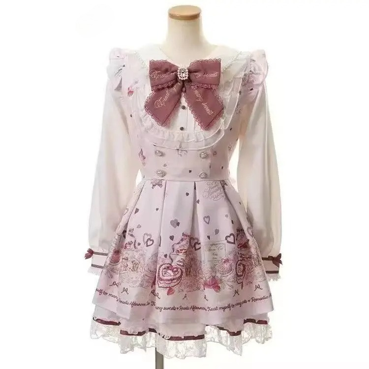 Japanese 2 Piece Dress Sets Wo - Winter Clothing Ladies ulasan dan harga