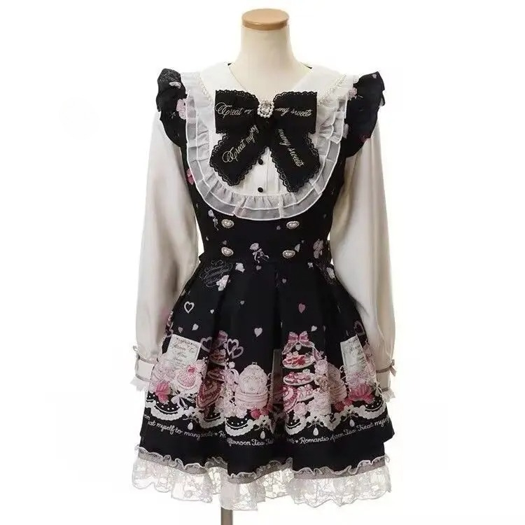 Japanese 2 Piece Dress Sets Wo - Winter Clothing Ladies ulasan dan harga