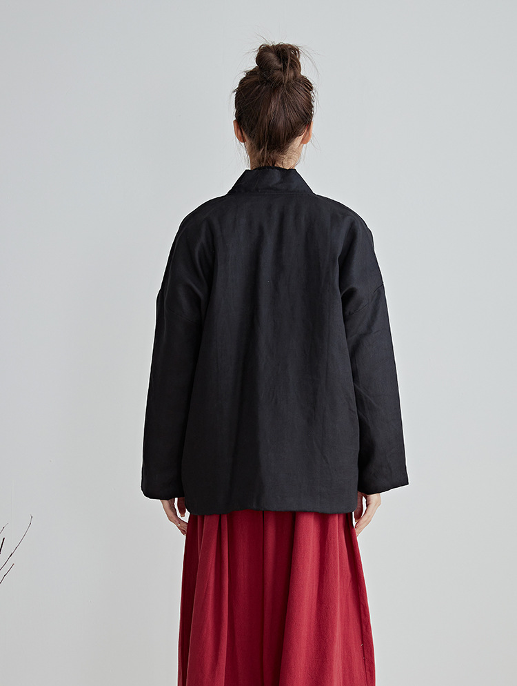 Chinese Style Cotton Outwear B - Traditional Winter Japanese Clothing ulasan dan harga