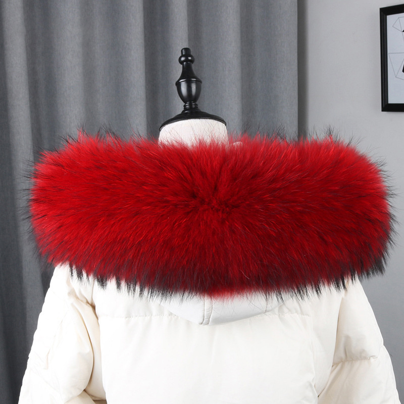 100% Real Fur Collar Coat Wint - Winter Clothing Accessories ulasan dan harga