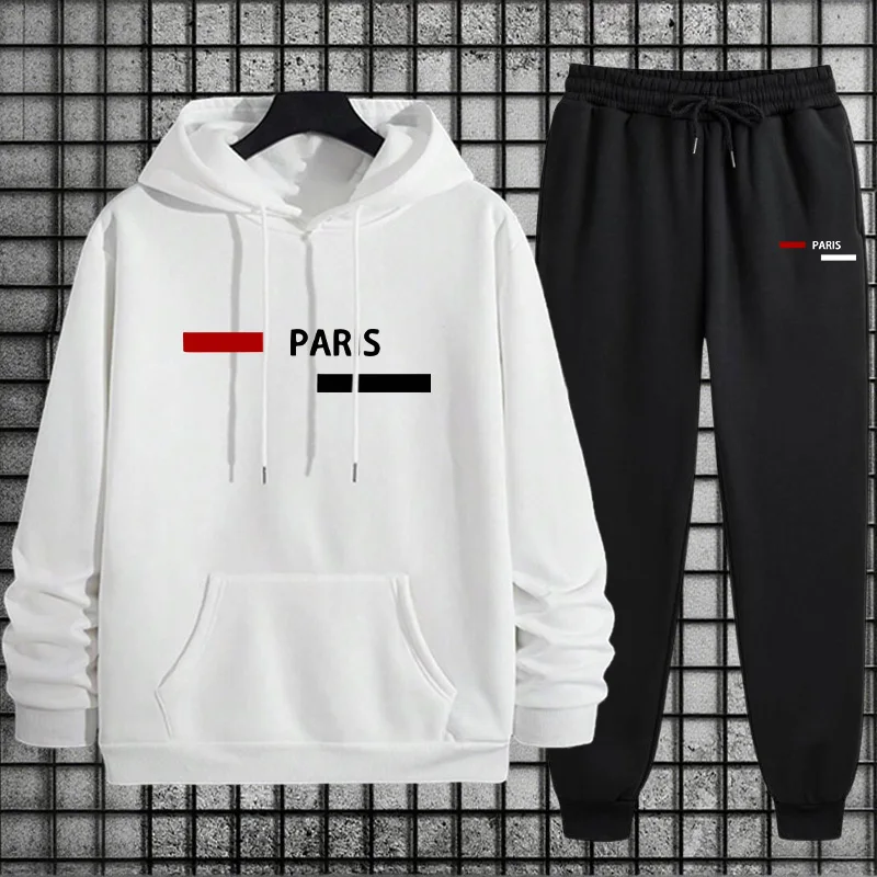 Men's Tracksuit Casual Hooded  - Winter Clothes ulasan dan harga