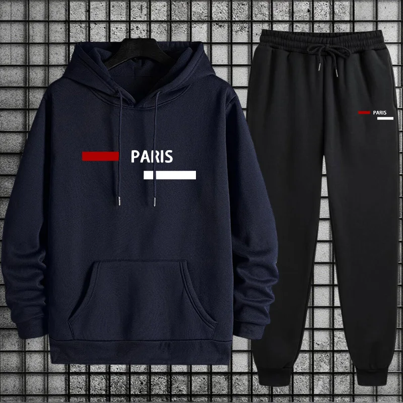 Men's Tracksuit Casual Hooded  - Winter Clothes ulasan dan harga