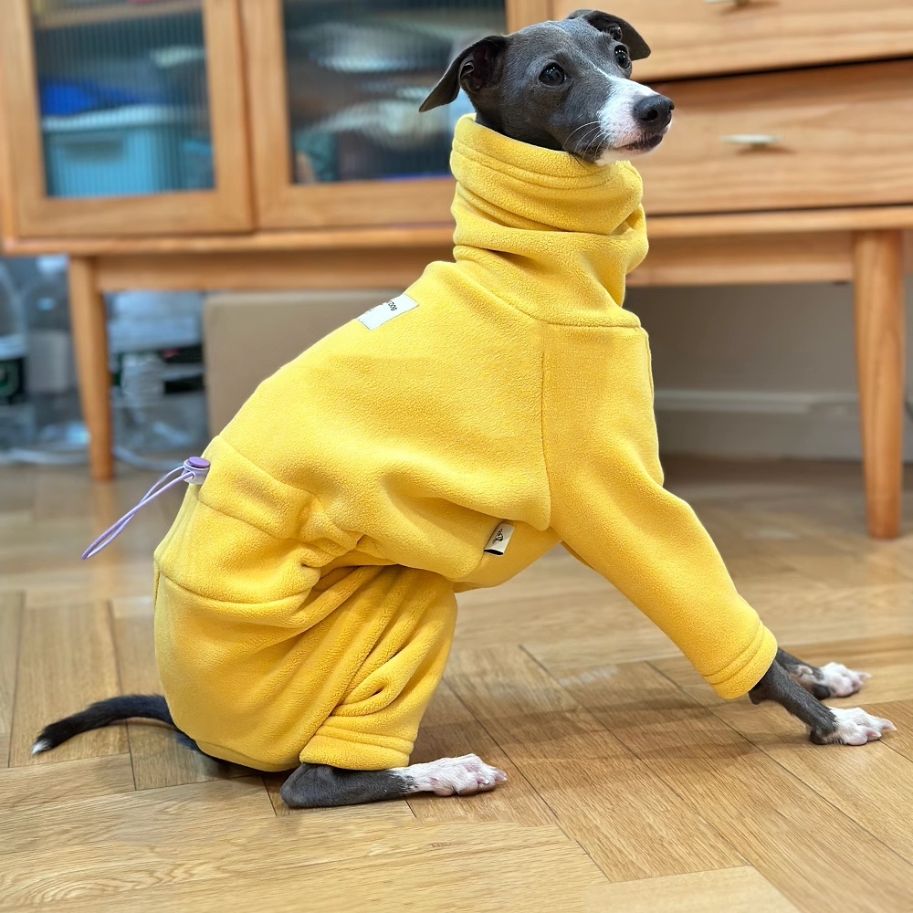 Warm Yellow Fleece Sweater for - Yellow Winter Clothing ulasan dan harga