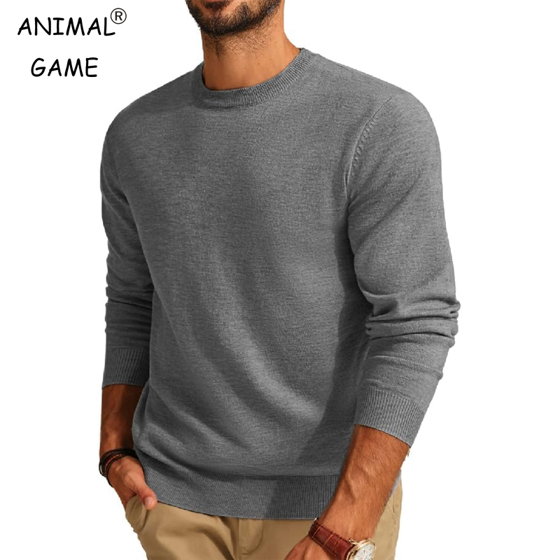 Men's Long Sleeve Sweaters Cre - Winter Clothing Uae ulasan dan harga