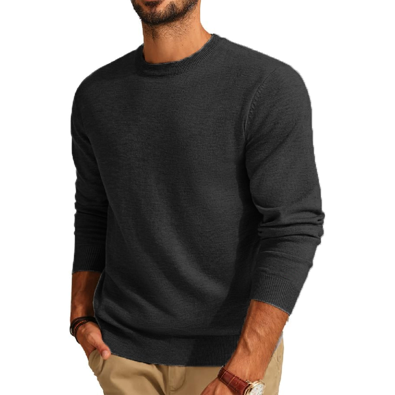 Men's Long Sleeve Sweaters Cre - Winter Clothing Uae ulasan dan harga
