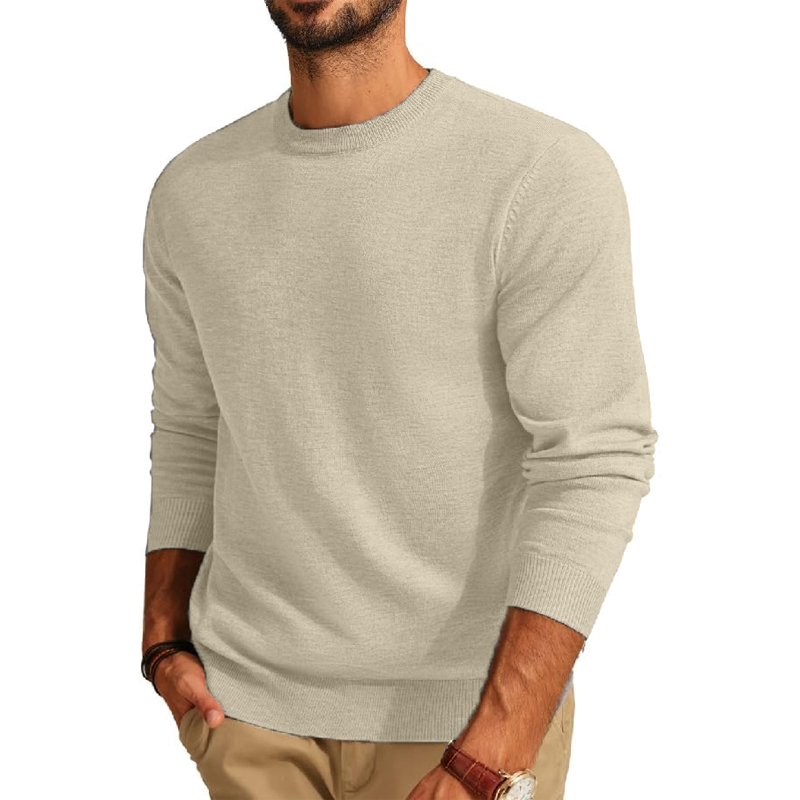 Men's Long Sleeve Sweaters Cre - Winter Clothing Uae ulasan dan harga