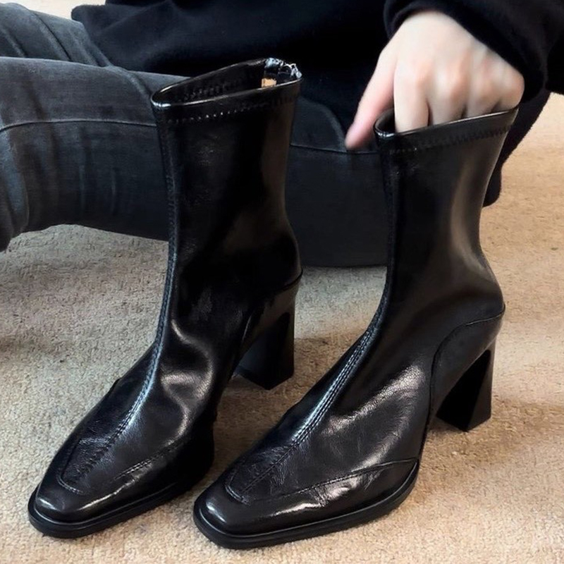High Heels Women’s Ankle Boots - Winter Clothing Ladies ulasan dan harga